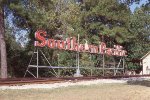 SP sign from station now at museum